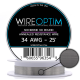 Wire Optim | Nichrome 90 - 34 GA Makara Rezistans Teli - 25 FT - Orijinal Wire Optim | Nichrome 90 - 34 GA Makara Rezistans Teli - 25 FT - Orijinal