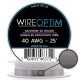 Wire Optim | Nichrome 90 - 40 GA Makara Rezistans Teli - 25 FT - Orijinal Wire Optim | Nichrome 90 - 40 GA Makara Rezistans Teli - 25 FT - Orijinal