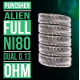Punisher - Alien Clapton - Ni80 - Dual 0.13 Ohm | 4 Adet - Performans Teli