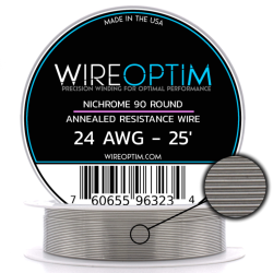 Wire Optim | Nichrome 90 - 24 GA Makara Rezistans Teli - 25 FT - Orijinal