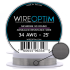 Wire Optim | Nichrome 90 - 34 GA Makara Rezistans Teli - 25 FT - Orijinal