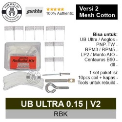 Smok RPM 3 / RPM 5 / LP2 / PNP-TW / UB Ultra / Manta AIO / Aeglos / Centaurus B60 - Rebuild Coil Kit