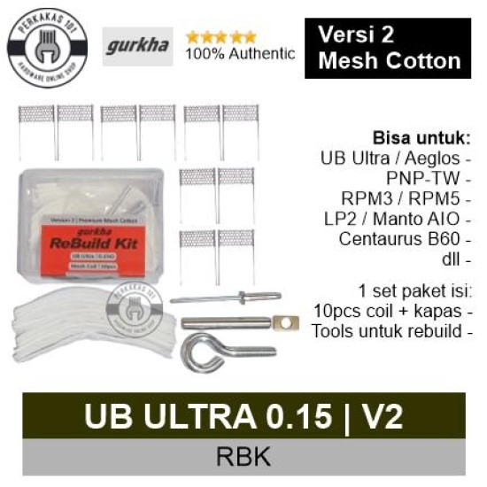 Smok RPM 3 / RPM 5 / LP2 / PNP-TW / UB Ultra / Manta AIO / Aeglos / Centaurus B60 - Rebuild Coil Kit