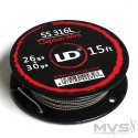 UD - SS316L Clapton Wire Çeşitleri - 5 Metre