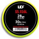 UD - SS316L Rezistans Teli (24/26/28ga) | 30ft - Orijinal