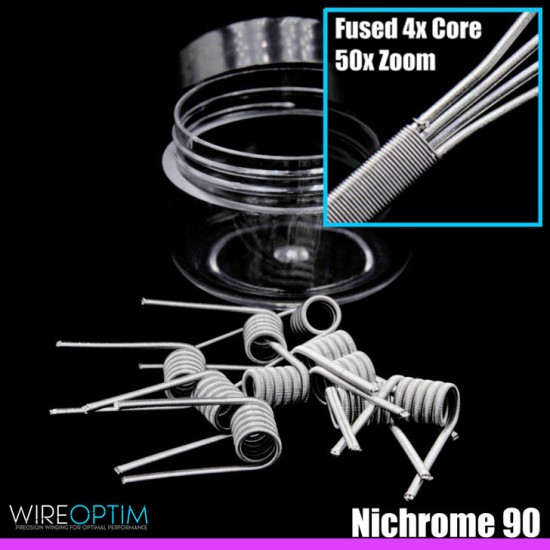 V2 PRO | 4 Core Alien Fused Clapton - 0.12 Ohm - 6 Wrap | Ni90 - Wire Optim