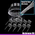 Wire Optim | Quad Core V3 Fused Clapton Performans Teli - Dual: 0.12 Ohm | Ni90